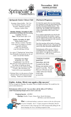 March 2014 - Springvale Apartments