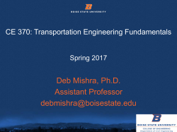 L1 and L2 &ndash; Introduction - Boise State, College of Engineering