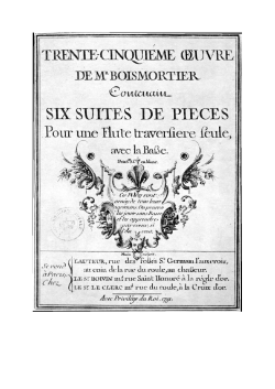 BOISMORTIER Suite V