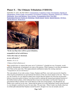 Planet X &ndash; The Ultimate Tribulation (VIDEOS)