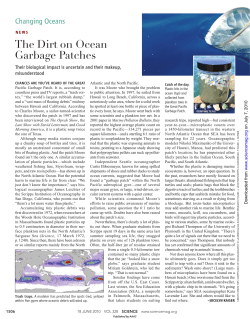 The Dirt on Ocean Garbage Patches