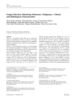 Fungal Infection Mimicking Pulmonary Malignancy