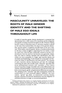 Masculinity Unraveled: The Roots Of Male Gender