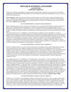 MONARCH WINDOWS AND DOORS