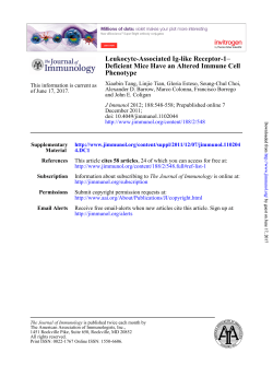 Leukocyte-Associated Ig-like Receptor-1