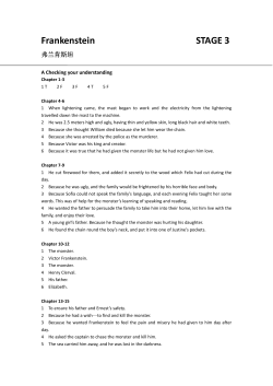 Frankenstein STAGE 3