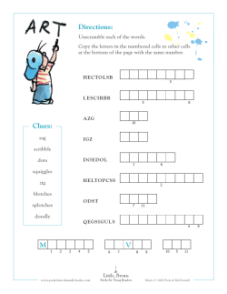 ART Word Jumble - Hachette Book Group