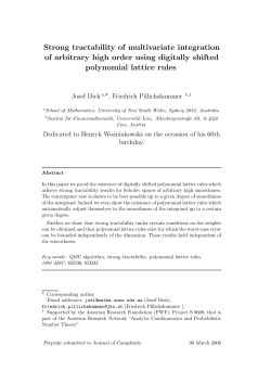 Strong tractability of multivariate integration of arbitrary high order
