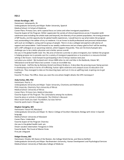 PGY-3 Kristen Bendinger, MD - Indiana University Department of