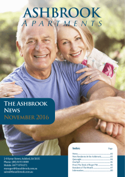 November 2016 - Ashbrook Apartments