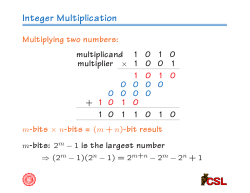 Integer Multiplication - Cornell Computer Science