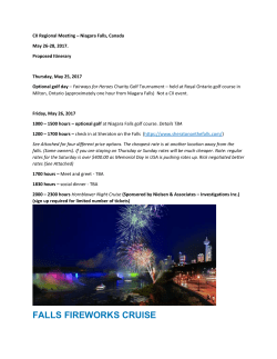 Canada Regional Meeting Agenda
