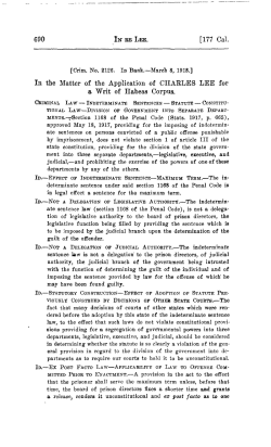 690 [177 Cal. In the Matter of the Application of CHARLES