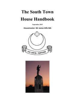 The South Town House Handbook