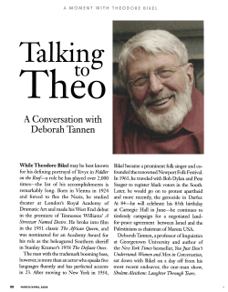 A Conversation with Deborah Tannen