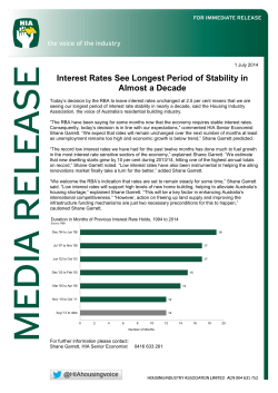 Interest Rates See Longest Period of Stability in Almost a