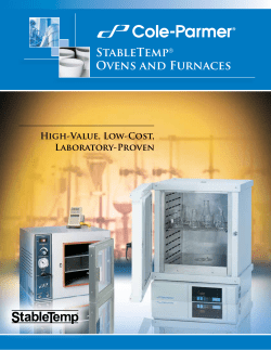 StableTemp&reg; Ovens and Furnaces - Cole