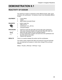 8. Inorganic Reactions