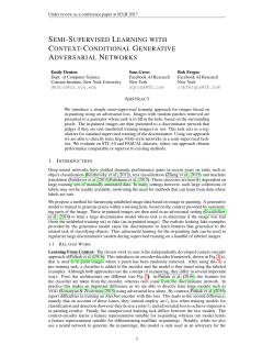 semi-supervised learning with context-conditional