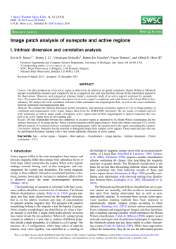 Image patch analysis of sunspots and active regions