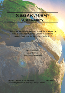 SCENES ABOUT ENERGY SUSTAINABILITY
