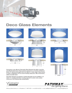 Deco Glass Elements