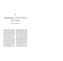 Exploring a New Vision for Cities