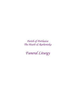 Funeral Liturgy - Portlaoise Parish