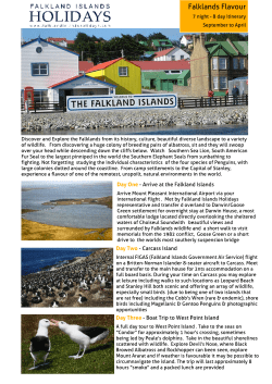 Falklands Flavour - Falkland Islands Holidays