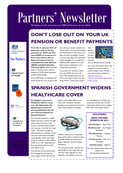 DON`T LOSE OUT ON YOUR UK PENSION OR BENEFIT