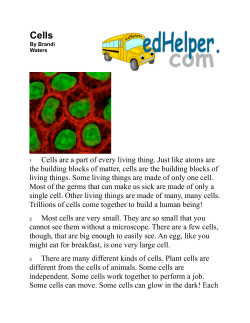 Cells - Avery County Schools