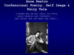 Anne Sexton - Women Writers
