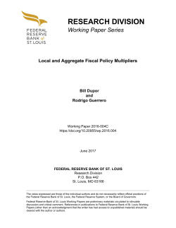 Read Full Text - Economic Research - St. Louis Fed