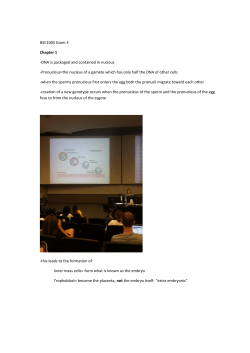 BSC1005 Exam 3 Chapter 1 -DNA is packaged and contained in
