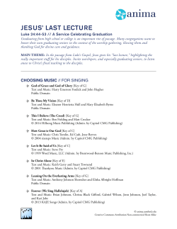 Jesus` Last Lecture // Additional Resources