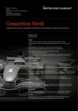 Competition World - Norton Rose Fulbright