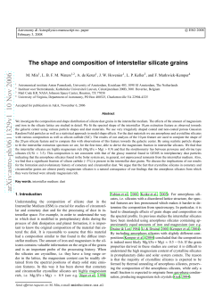 The shape and composition of interstellar silicate grains