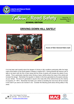 Road safety schools newsletter edition No 11