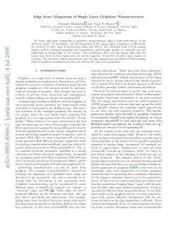 Edge State Magnetism of Single Layer Graphene Nanostructures