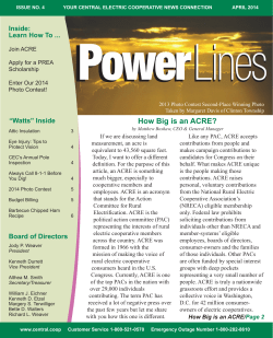How Big is an ACRE? - Central Electric Cooperative, Parker, PA