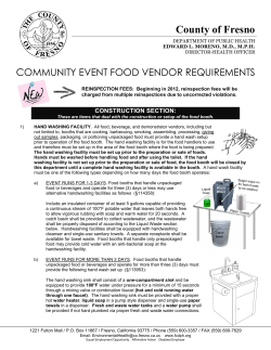 COMMUNITY EVENT FOOD VENDOR