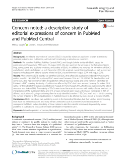 Concern noted: a descriptive study of editorial expressions of