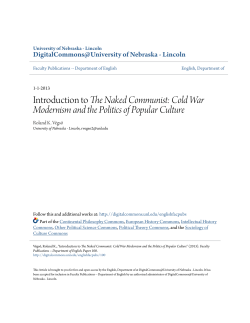 Introduction to The Naked Communist: Cold War Modernism and the