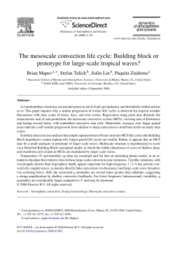 The mesoscale convection life cycle: Building block or prototype for