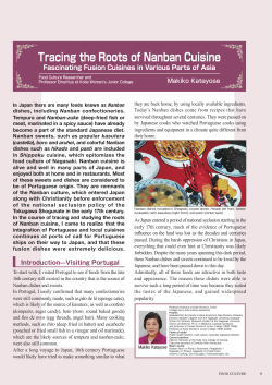 Tracing the Roots of Nanban Cuisine Fascinating Fusion Cuisines in
