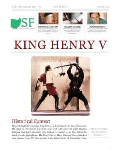 Henry V template