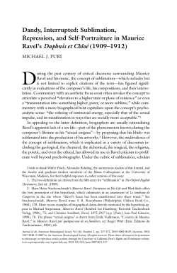 Dandy, Interrupted: Sublimation, Repression, and Self