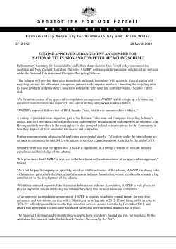 Second approved arrangement announced for National Television