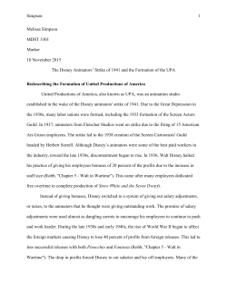 Analyzing the Generative Mechanisms that Provoked the Disney