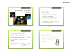 Fast Moving Projectiles Satellites Reflection Gravity Review